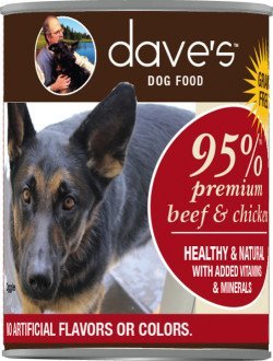 Dave's 95% Premium Meats™ Canned Dog Food Beef & Chicken Recipe
