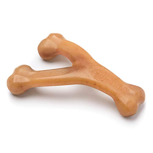 Benebone Chicken Flavor Wishbone Tough Dog Chew Toy-Medium
