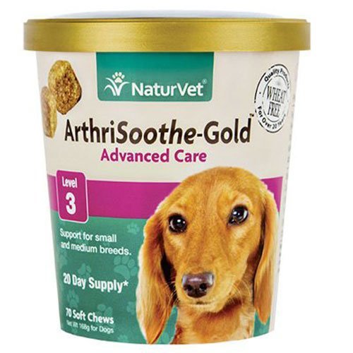 NaturVet Dog Hip & Joint Soft Chews - ArthriSoothe Gold Level 3