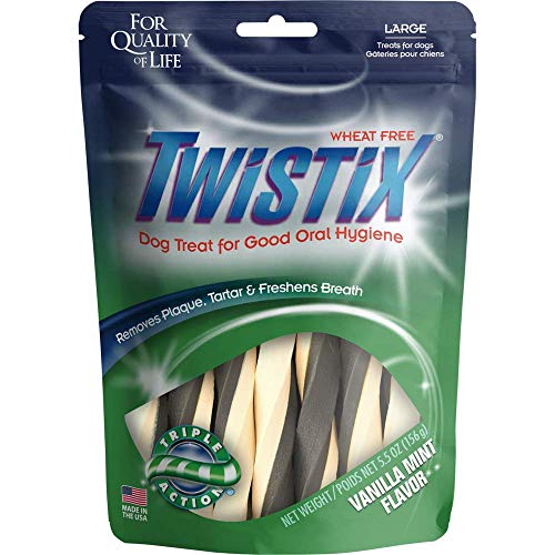 Twistix® Vanilla Mint Dog Dental Treats