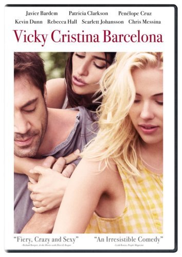 Vicky Cristina Barcelona Bardem Clarkson Cruz DVD Pg13 
