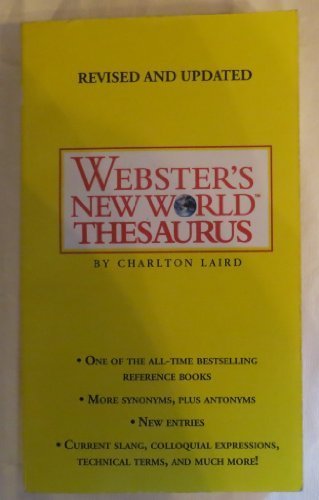 WEBSTER'S/Pocket Webster's New World Thesaurus: Revised And