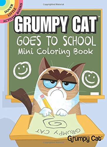 John Kurtz/Grumpy Cat Goes to School Mini Coloring Book