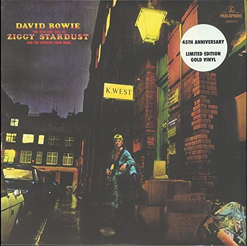 Album Art for The Rise and Fall Of Ziggy Stardust And The Spiders From Mars (2012 Remastered Version)(Limited Edition)(Gold Vinyl) by David Bowie