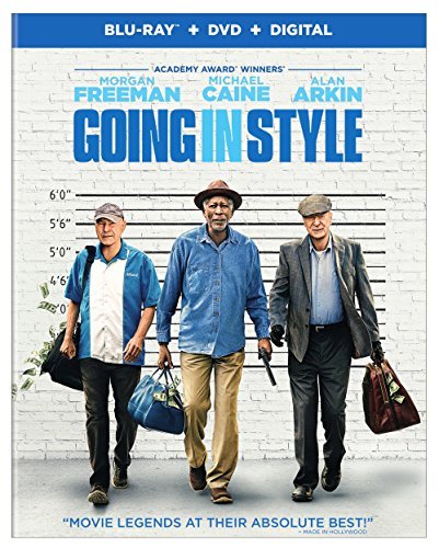 Going In Style Freeman Caine Arkin Blu Ray DVD Dc Pg13 