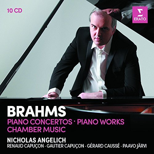 Nicholas Angelich/Brahms: Piano Concertos, Piano Works, Violin Sonatas, Piano Trios, Piano Quartets@10CD