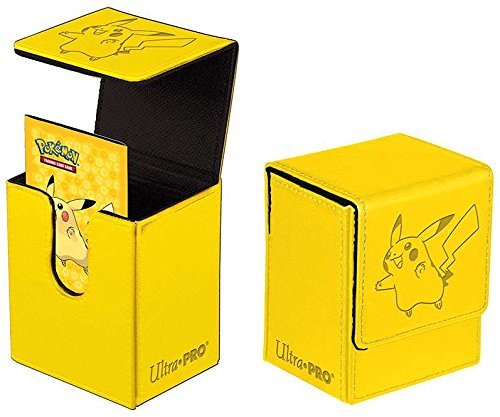 Deck Box/Pokemon Pikachu Yellow Faux Leather Deck Box