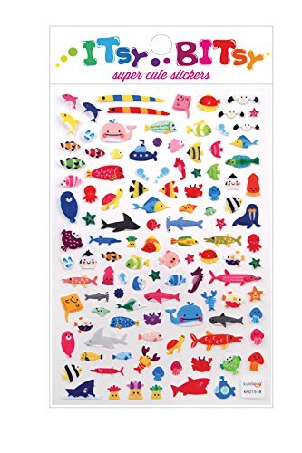Itsy Bitsy Stickers/Little Sea Life (1 Sheet)