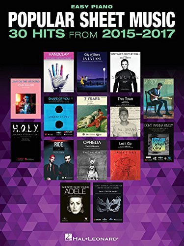 Hal Leonard Corp Popular Sheet Music 30 Hits From 2015 2017 