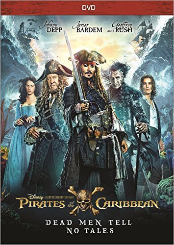 Pirates Of The Caribbean Dead Men Tell No Tales Depp Bardem DVD Pg13 