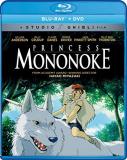 Princess Mononoke Studio Ghibli Blu Ray DVD Pg13 