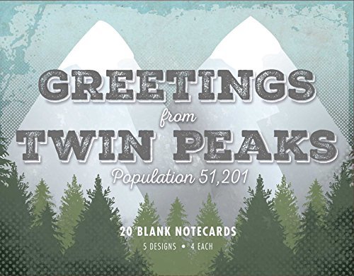 Boxed Notecards/Twin Peaks@20 Blank Notecards