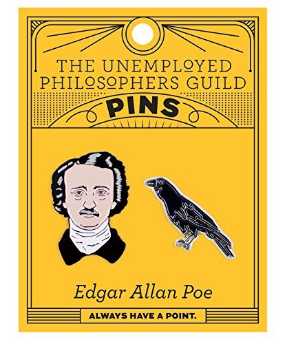 Enamel Pin Set/Edgar Allan Poe + Raven