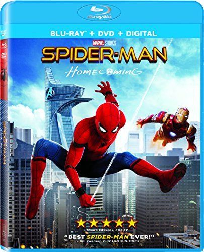 Spider Man Homecoming Holland Keaton Downey Jr. Blu Ray DVD Dc Pg13 