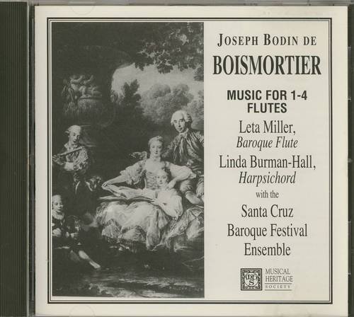 J.B. De Boismortier/Music For 1-4 Flutes