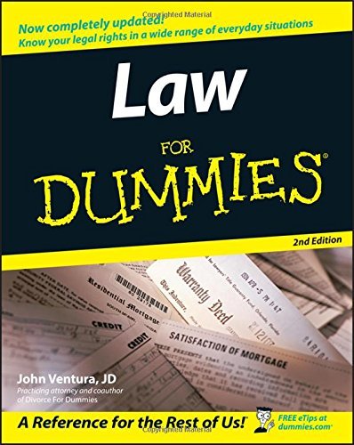 John Ventura Law For Dummies 0002 Edition; 