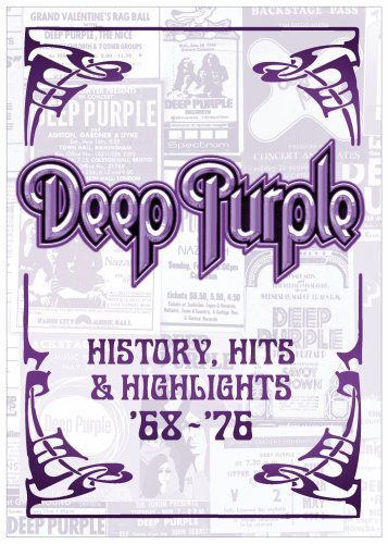 Deep Purple/History Hits & Highlights 1968@2 Dvd