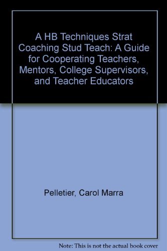 Carol Marra Pelletier Handbook Of Techniques And Strategies For Coaching 