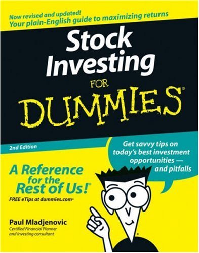 Paul Mladjenovic Stock Investing For Dummies 