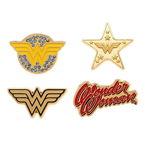 Enamel Pin Set/Dc Comics - Wonder Woman - Set Of 4