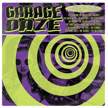 Garage Daze/American Garage Rock From The 1960s@Transparent Green & Black Swirl Color Vinyl