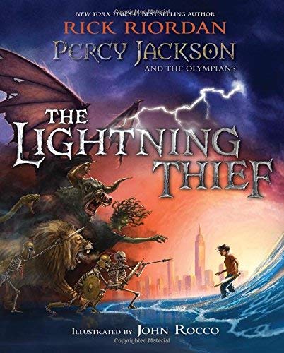 Rick Riordan/The Lightning Thief Illustrated Edition@Percy Jackson and the Olympians Book 1
