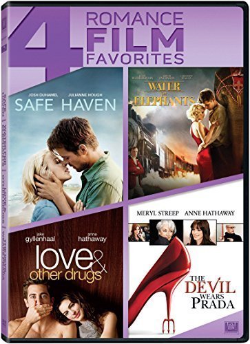 Safe Haven/Water For Elephants/Love & Other Drugs/The Devils Wears Prada/Romance 4 Film Favorites