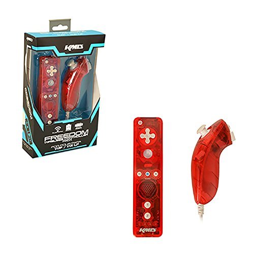 Wiiac/Controller Pack - Remote & Nunchuck - Red
