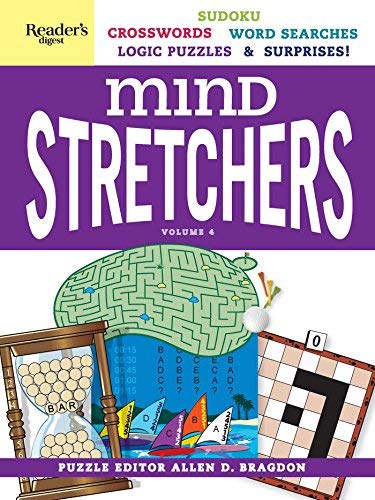 Reader's Digest Reader's Digest Mind Stretchers Puzzle Book Vol. 4 Number Puzzles Crosswords Word Searches Logic 