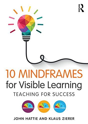 John Hattie 10 Mindframes For Visible Learning Teaching For Success 