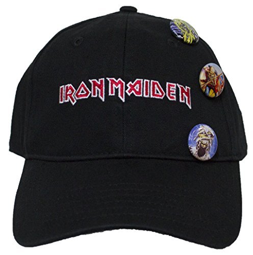 Hat/Iron Maiden W/Buttons