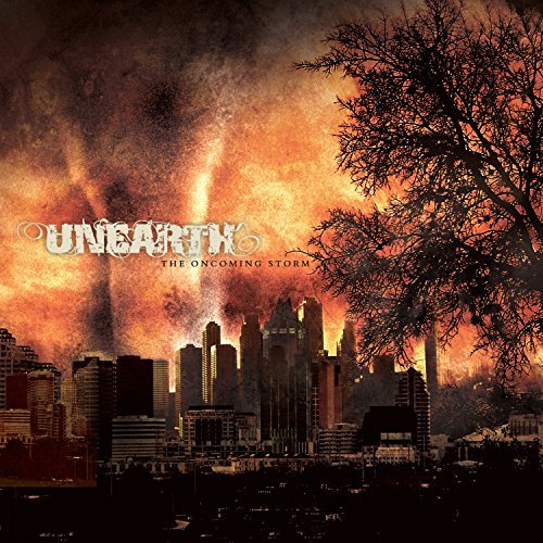 Unearth/Oncoming Storm (gold/black split vinyl)@ltd to 500 copies