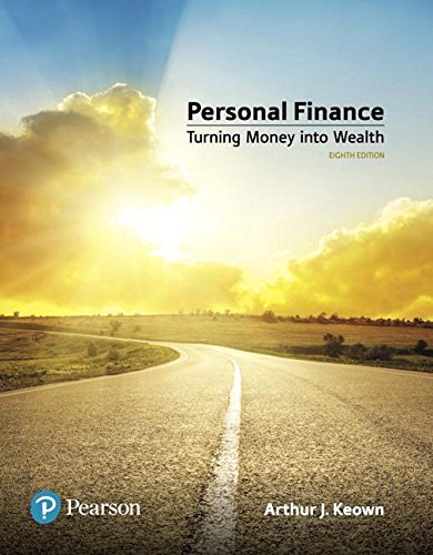 Arthur Keown Personal Finance 0008 Edition; 