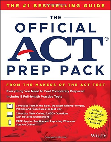 Act The Official Act Prep Pack With 5 Full Practice Te 