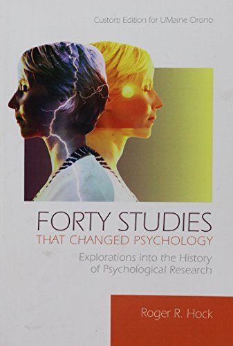 Roger R. Hock Forty Studies That Changed Psychology 