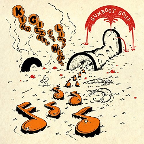 King Gizzard And The Lizard Wizard Gumboot Soup ("greenhouse Heat Death" Colored Vinyl) Translucent Orange Vinyl With Red Smoke And Black Splatter With Lyric Insert + Dl Code. Standard Weight 