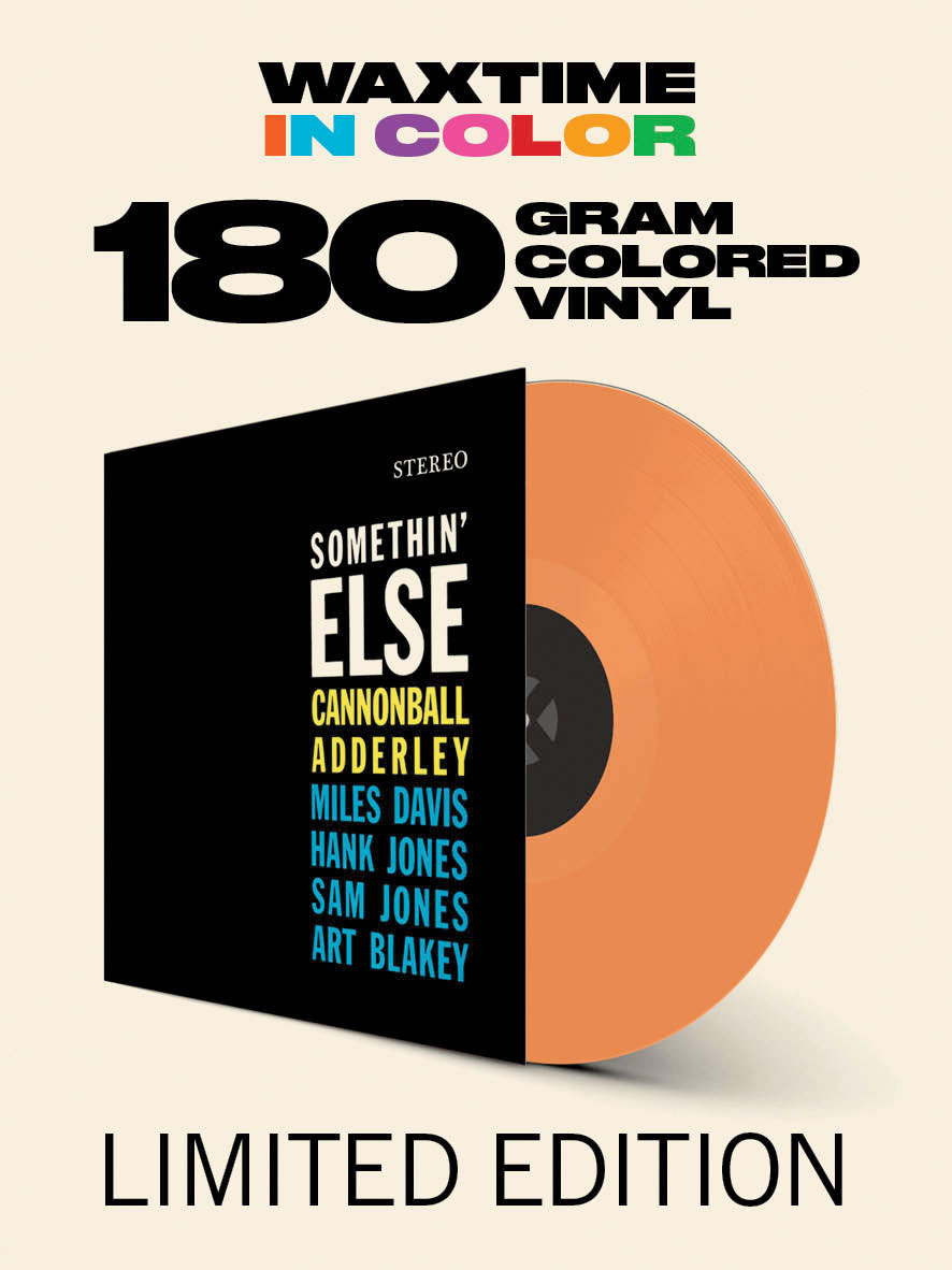 Cannonball Adderley/Somethin' Else (Solid Orange)@Solid Orange Colored Vinyl@LP