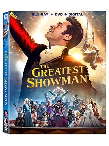 The Greatest Showman Jackman Williams Efron Blu Ray DVD Dc Pg 