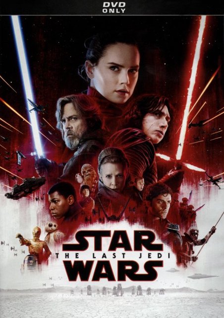 Star Wars: Last Jedi/Ridley/Driver/Boyega/Isaac@DVD@PG13