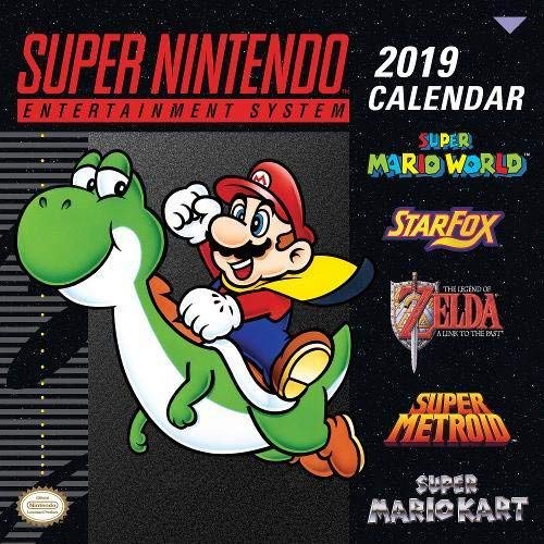 Wall Calendar/2019 Super Nintendo Entertainment System@Retro Art from the Original Super NES