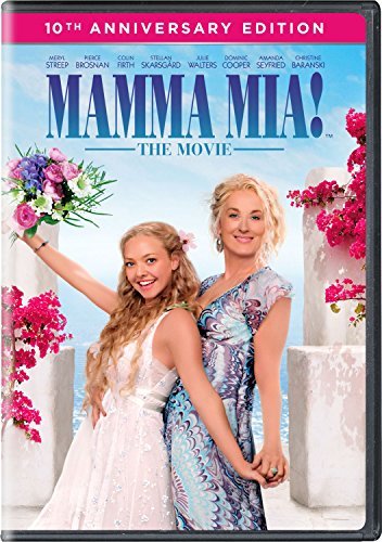 Mamma Mia! The Movie Streep Brosnan Firth Seyfried DVD Pg13 10th Anniversary Edition 