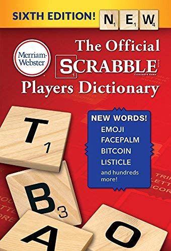Merriam-Webster/The Official Scrabble Players Dictionary, Sixth Ed