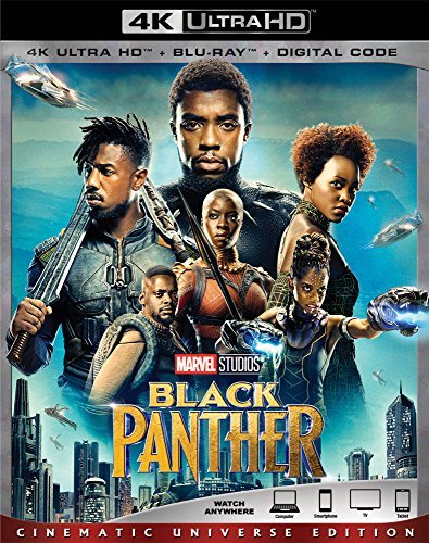 Black Panther Boseman Jordan Nyongo Gurira 4kuhd Pg13 