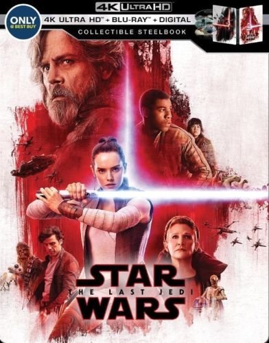 Star Wars: Last Jedi/Ridley/Driver/Boyega/Isaac@Limited Edition Steelbook