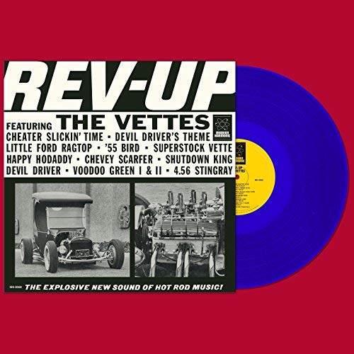 The Vettes/Rev-Up@Blue vinyl