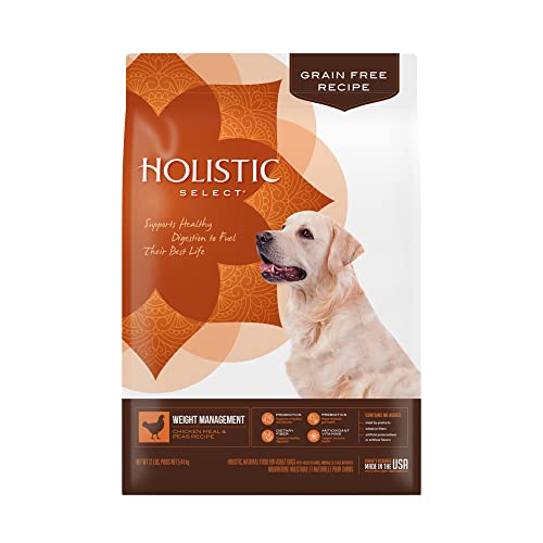 Holistic Select Dog Food - Weight Management Chicken Meal & Peas