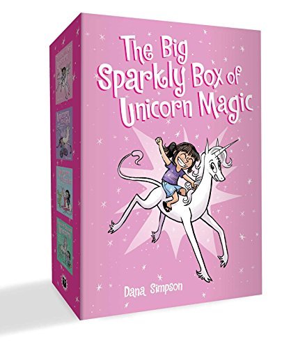 Dana Simpson/The Big Sparkly Box of Unicorn Magic@Phoebe and Her Unicorn Box Set Volume 1-4
