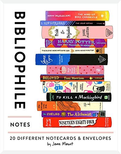 Bibliophile Notes/20 Different Notecards & Envelopes