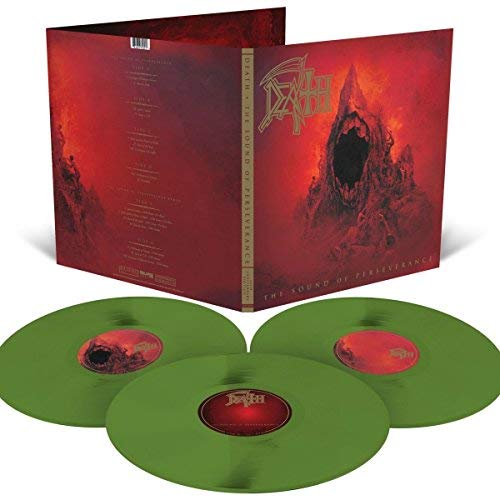 Death/The Sound of Perseverance (emerald/olive green vinyl)@Emerald (Olive Green) Vinyl@3xlp 20 Year Anniversary Edition