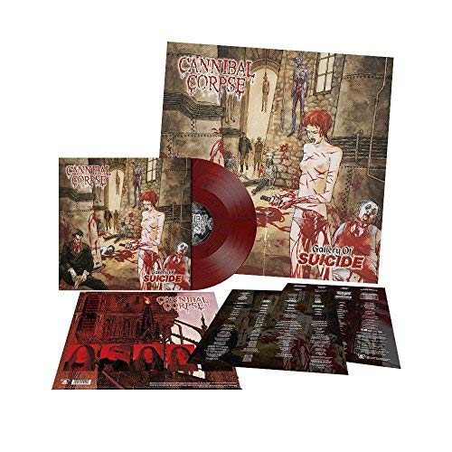 Cannibal Corpse/Gallery of Suicide (red & black marbled vinyl)@Red & Black Marbled Vinyl, Us Only